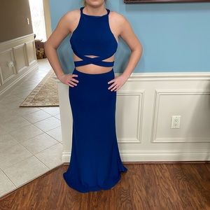 Navy Blue Prom Dress